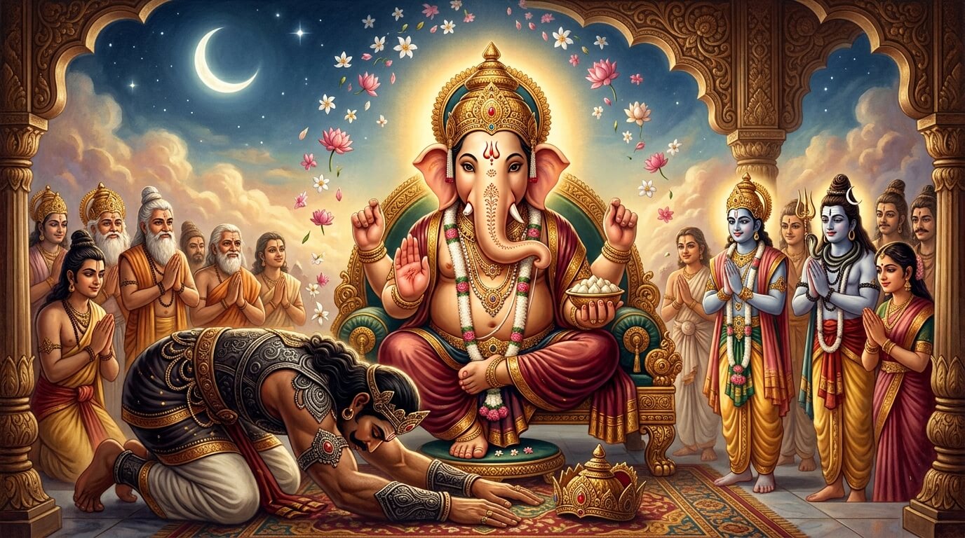 भगवान गजानन गणेश और लोभासुर की कथा, गजानन संकष्टी चतुर्थी व्रत कथा