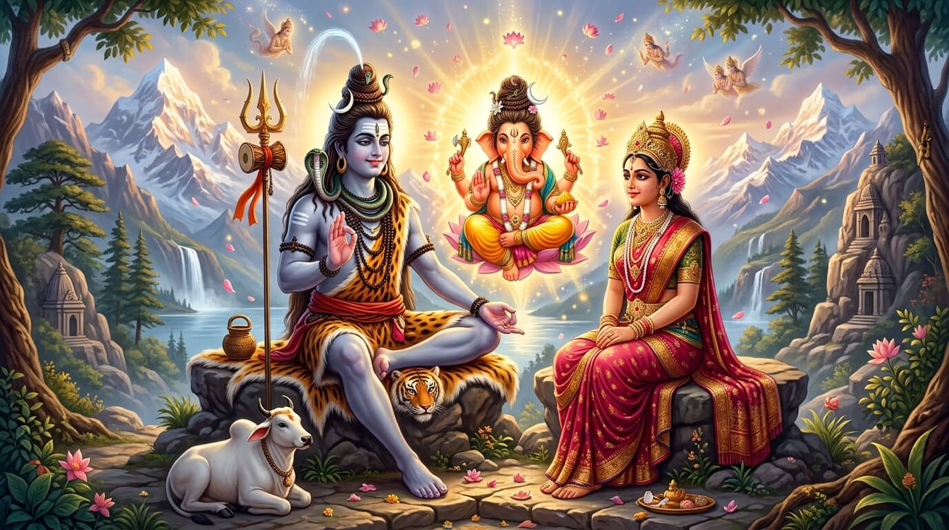 कपर्दीश विनायक चतुर्थी कथा, शिव और पार्वती का संवाद