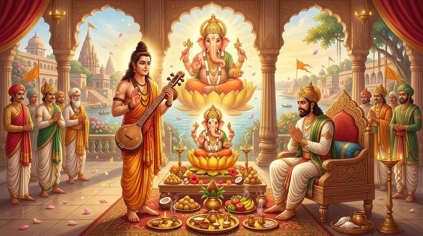 कृच्छ्र विनायक चतुर्थी कथा, राजा अजातशत्रु और योगशांति