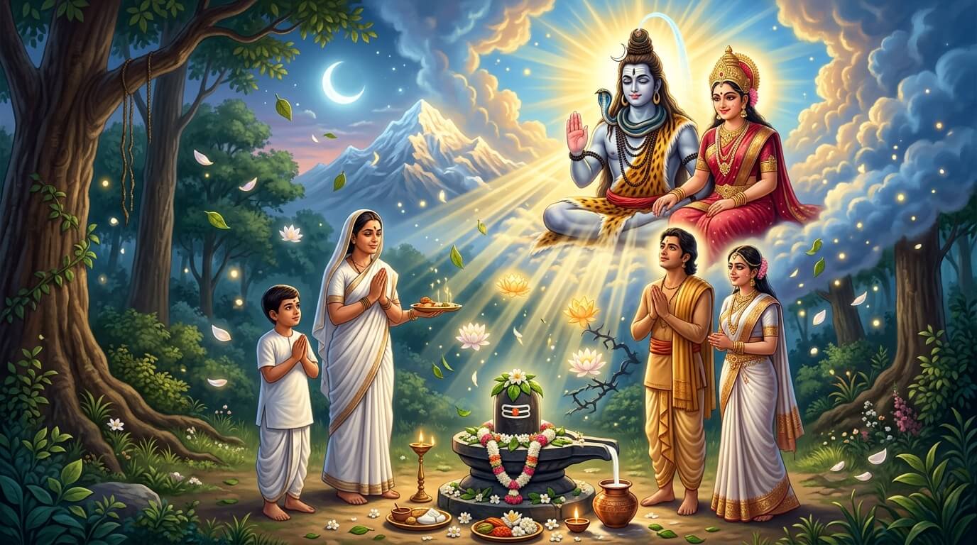 सोम प्रदोष व्रत कथा, ब्राह्मणी और राजकुमार की कहानी सोम प्रदोष व्रत कथा: ब्राह्मणी की श्रद्धा और भगवान शिव की कृपा से राजकुमार को राज्य की वापसी